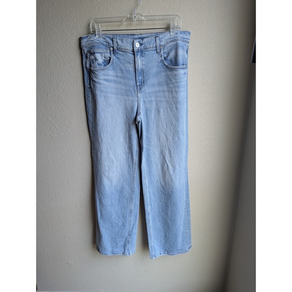 AYR jeans size 34 L The Secret Sauce comfort stretch wide leg Hero Baby wash - Picture 3 of 7